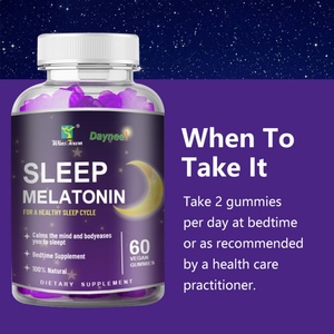 Sleep Melatonin Gummies Dietary Supplement Gummies for Relaxation and Improvement of Sleep Quality at Bedtime - Product Image 3