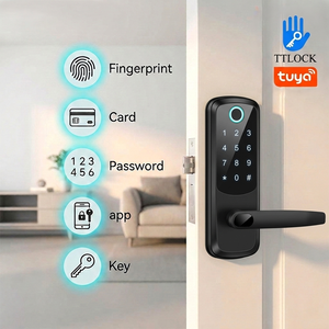PRECIO DE FÁBRICA Cerradura Inteligente Americana Ttlock Tuya WiFi para Puerta de Madera con Control Remoto y RFID - Product Image 2