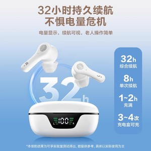 Aide auditive intra-auriculaire Bluetooth Cofoe, 64 canaux, réduction du bruit, double oreille, sans fil, pour les personnes âgées - Product Image 3