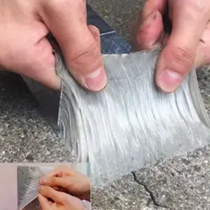 열과 찬 저항 부틸 자동 접착 옥외 고무 실란트 테이프 알루미늄 호일 방수 테이프