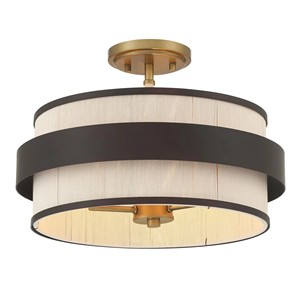 Brass & Textured Glass Disc Modern Luxury Semi-Pendant <b>Chandelier</b> | Opulent Lighting <b>for</b> Hotel Lobby & Banquet Hall - Product Image 1
