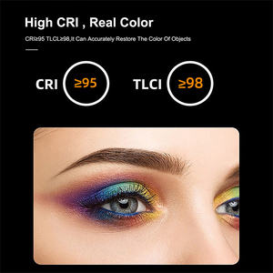 BAFANG 300W Photographie Professionnelle Éclairage Bi Équipement LED Cob Vidéo Lumière pour <span class=keywords><strong>TikTok</strong></span> YouTube Salon - Product Image 4