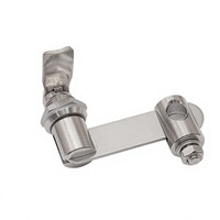 Serrure à cadenas pour porte d'armoire industrielle, à levier et à cylindre, en acier inoxydable 304, MS351, sans clé, fabriquée en Chine, pour extérieur
