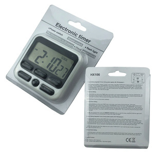 Model 106 Electronic Timer 120 Min Countdown Touch Control Plastic Display For Students Kitchen Use - Product Image 5