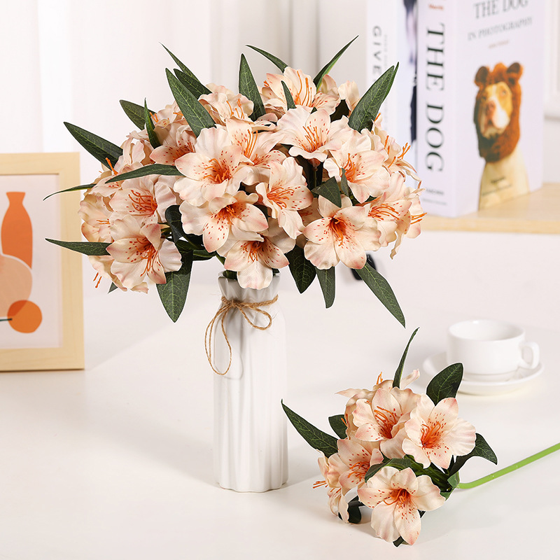 Champagne Azalée fleur artificielle