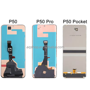 QSDT 하이 퀄리티 휴대 전화 디스플레이 디지타이저 조립 프레임 1 년 보증 P50Pro 화면 교체 적용 가능 - Product Image 4