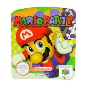 สติ๊กเกอร์ตลับเกมกระดาษ Kart64 Party Super Advance 1 2 3 สำหรับ N64 - Product Image 5
