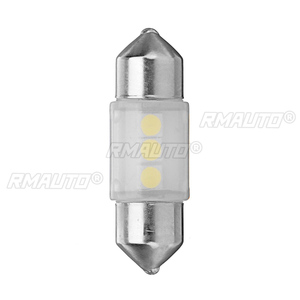 2/4PCS 31mm LED Featoon Dome Lights Car Interior Reading Map Lamp License Plate White - Product Image 4