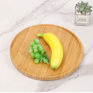 Bamboo <b>Tea</b> <b>Tray</b> Round 26.8Cm Natural Material For Dry <b>Tea</b> Brewing Residential Use - Product Image 3