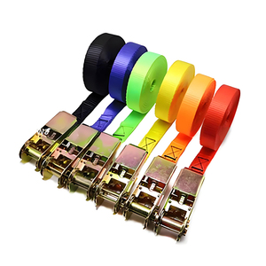 Ceinture d'<span class=keywords><strong>arrimage</strong></span> réglable à cliquet pour voiture, <span class=keywords><strong>moto</strong></span>, vélo, sac à bagages, 1 pièce, 5m - Product Image 1