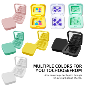 Parches Hidrocoloides para el Acné, Tratamiento Localizado para Granos e Imperfecciones, con Estuche con Espejo, Venta Caliente - Product Image 1
