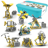 Kit de Robot Educativo STEM de 58-755 Piezas, Bloques de Construcción Programables por APP con Control Remoto, Opciones de Modelo 1/4/8