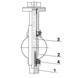 Vanne papillon manuelle compacte à bride en fonte QT450 DNOVA WBV1632E-2W-Fb-H 16 bars 4 voies - Product Image 6