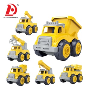 HUADA Stem – pelle à assembler en plastique, grue d'ingénierie, véhicule, voiture, ensemble de jouets, démontage pour bébé, jouets de Construction, <span class=keywords><strong>camion</strong></span> pour enfants - Product Image 1