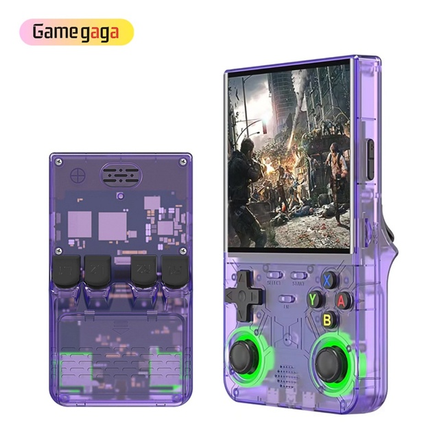 R36 Ultra Handheld Game Console 1920x1080 Screen 3000mAh Battery Wifi Function Linux Portable Classic Retro Video Gaming Player