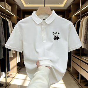 <span class=keywords><strong>Polo</strong></span> da uomo di alta qualità, semplici, eleganti, traspiranti e fresche, top estivi e t-shirt da uomo stampate - Product Image 2