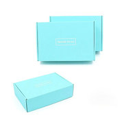 Boîte d'expédition colorée réutilisable avec bande déchirable, en carton recyclé, personnalisable avec logo, écologique, pour cadeaux et commandes (nouvelle collection)