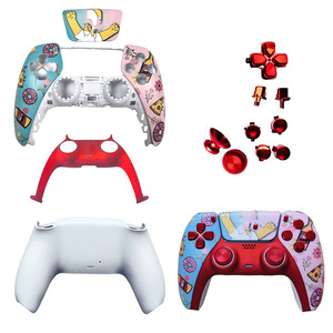 เคสเปลี่ยนสำหรับจอย PS5 - <span class=keywords><strong>EXtremeRate</strong></span> DIY ชุดเปลี่ยนเคสพร้อมสติ๊กเกอร์กันน้ำ ฝาครอบหน้าจอ และแผ่นสัมผัส - Product Image 1