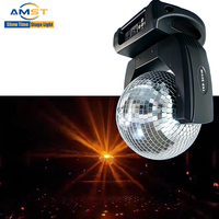 Projecteur à tête mobile boule miroir en verre 100W DMX512 rotatif, idéal pour bars, DJ, fêtes, mariages et clubs - Vente chaude