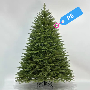 Chất lượng cao PE thường vụ Cây giáng sinh kích thước tùy chỉnh thân thiện với môi với đèn <span class=keywords><strong>LED</strong></span> trang trí kim loại đứng cho ngoài trời - Product Image 5
