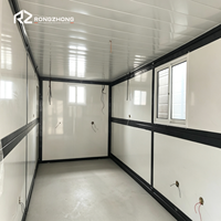 Magasin conteneur pliable d'extérieur, maison conteneur démontable pour commerce de détail