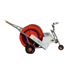 Agriculture Hose Reel Spray Gun Irrigation System Traveling Water Wheel Big Rain Gun Irrigation For Sale