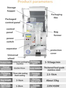 Multifunctionele Automatische Koffie Poeder Thee Kleine Verpakking Machine