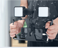 Microphone de Studio de vente chaude Microphone cardioïde professionnel kit de cage de téléphone portable Studio vidéo Vlogging enregistrement micro de fusil de chasse