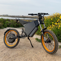 Vélo électrique tout-terrain sans balais, nouvelle batterie grande capacité 15000W, style Stealth Bomber, moto tout-terrain