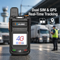 Radio XUNLIBAO AI Translator 4G LTE PoC GPS double SIM mini portable, sans frais de plateforme, à vie, 830 USB Type-C, talkie-walkie robuste