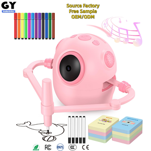 <b>Smart</b> <b>Electronic</b> Cartoon Drawing Robot Kids Art Sketcher 3-12 Years Old Educational Toy Unisex Plastic Christmas Gift - Product Image 1
