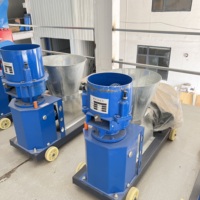 Nouvelle machine à granulés d'aliments pour animaux en acier allié à haute efficacité, capacité de 60 à 2000 kg/h, moteur électrique/diesel, fonctionnement continu 24h/24 pour le bétail