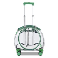 Poussettes en plastique OEM de luxe, écologiques, personnalisables avec logo, à fermeture éclair, motif uni, pour chiens et chats, transport et rangement, 20 kg