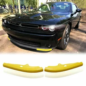 DSE marca fabbricazione ricambi Auto protezione labbra anteriore ricambi Auto protezione labbra colore giallo per Dodge Challenger 2015-2019