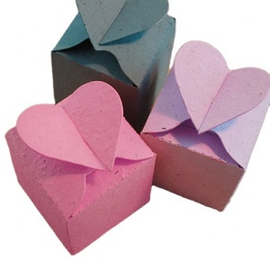 Hot Sale Kraft Paper Die Cut Seed Paper Packaging Gift Paper Box
