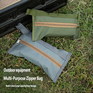 Outdoor mini-handtas, tactische portemonnee met ritssluiting, compact hoesje voor draagbare EDC-apparatuur en accessoires, een handige reistas - Product Image 3