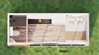 Casa Prefabricada de Lujo, Cabaña, Casa Contenedor de Lujo para Hotel, Oficina, Baño, en Venta