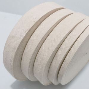 Twill Cotton Webbing 25mm <b>Edge</b> Band Binding 2 Inch Wide Cotton Herringbone Webbing <b>Tape</b> for Bags Backpacks Shoulder Straps Stock - Product Image 4