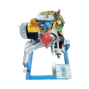 Cut Section Single Cylinder 2 Stroke Petrol <b>Engine</b> <b>Model</b> - Product Image 3