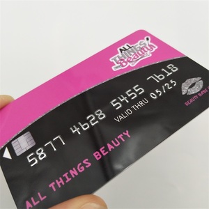 Customized printing embossed number plastic business card pvc business card