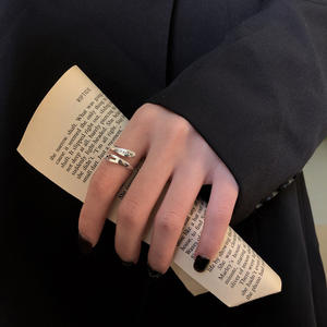 Valore antico gioielli in <span class=keywords><strong>argento</strong></span> sterling 925 di incisione personalizzata <span class=keywords><strong>fede</strong></span> croce <span class=keywords><strong>anello</strong></span> di barretta - Product Image 5