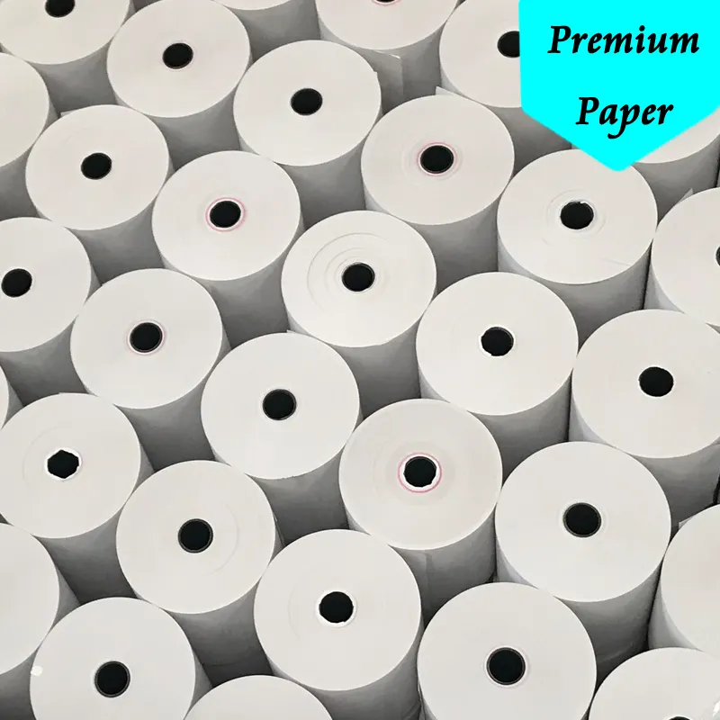 55gsm rouleaux de papier thermique 80x60mm rollo termico 80x80x17