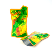 Sac en plastique personnalisé de 30ml pour le jus pour le joint découpé à l'emporte-pièce pochette en mylar laminé liquide pour boisson en feuille d'aluminium de forme irrégulière
