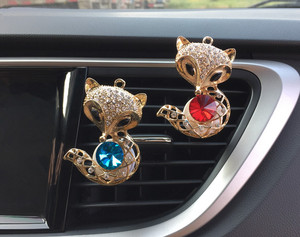 Clip de parfum de renard, sortie d'air de climatiseur de voiture, désodorisant, filtre à Air automobile, diffuseur de parfum, accessoires de voiture - Product Image 6