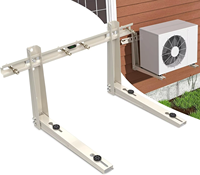 Support de fixation pour climatiseur HVAC en acier, résistant à la corrosion, pour mini-split, pompe à chaleur, 2,0 mm, installation facile, barre transversale
