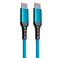 Kabel pengisi daya Cepat Pd 3A 60W, kabel pengisian daya Cepat USB Tipe C ke USB 3.0 Tipe C