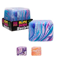 NeeDoh Nice Berg Swirl Squishy Toy Marbre Glace Needoh Squishy Nice Berg Cube Big Squeeze Sensory Fidget Soulagement Du Stress Cadeau