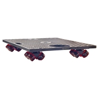 QFYS QF-7002 Roue de skateboard en aluminium 4*4/4*6/4*8, accessoires de chariot de caméra portables, flexibles et réutilisables pour rail de piste