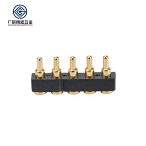 Wholesale Spring <strong>Contact</strong> 5 Pin Pogo Pin Connector Gold Plated Wire to Board Pogo Pin Connector - Product Image 4