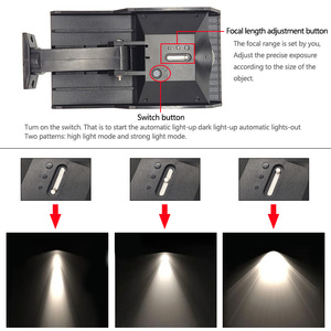 Foco LED de jardín para exteriores de 3W, ajuste telescópico, iluminación de paisaje <span class=keywords><strong>Solar</strong></span>, foco pequeño IP65 - Product Image 5